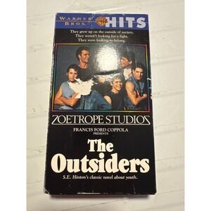 Warner Bros The Outsiders VHS Movie N/A Black Good 1983 Francis Ford Coppola